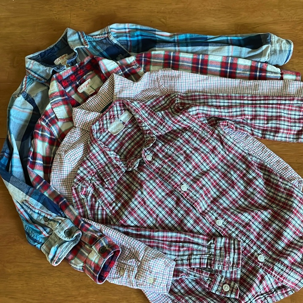 Bundle of Boys Button Front Shirts